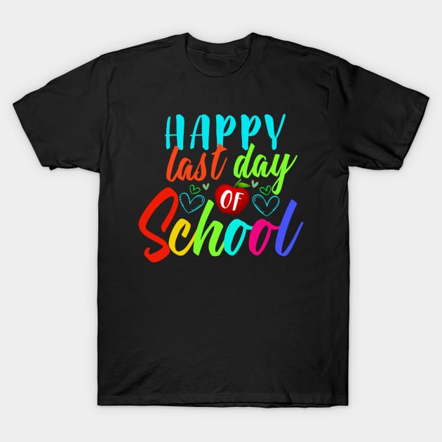 Happy last day of school hello summer T-Shirt by klausgaiser